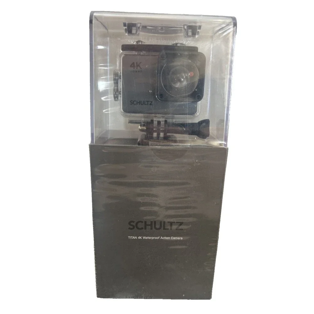 SCHULTZ TITAN 4K Waterproof Action Camera Ultra HD w/Audio New Sealed in Box